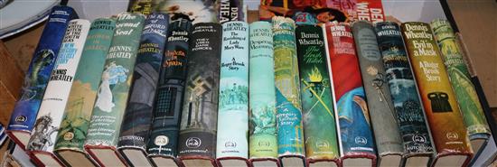 20 Dennis Wheatley 1st editions (2 signed)